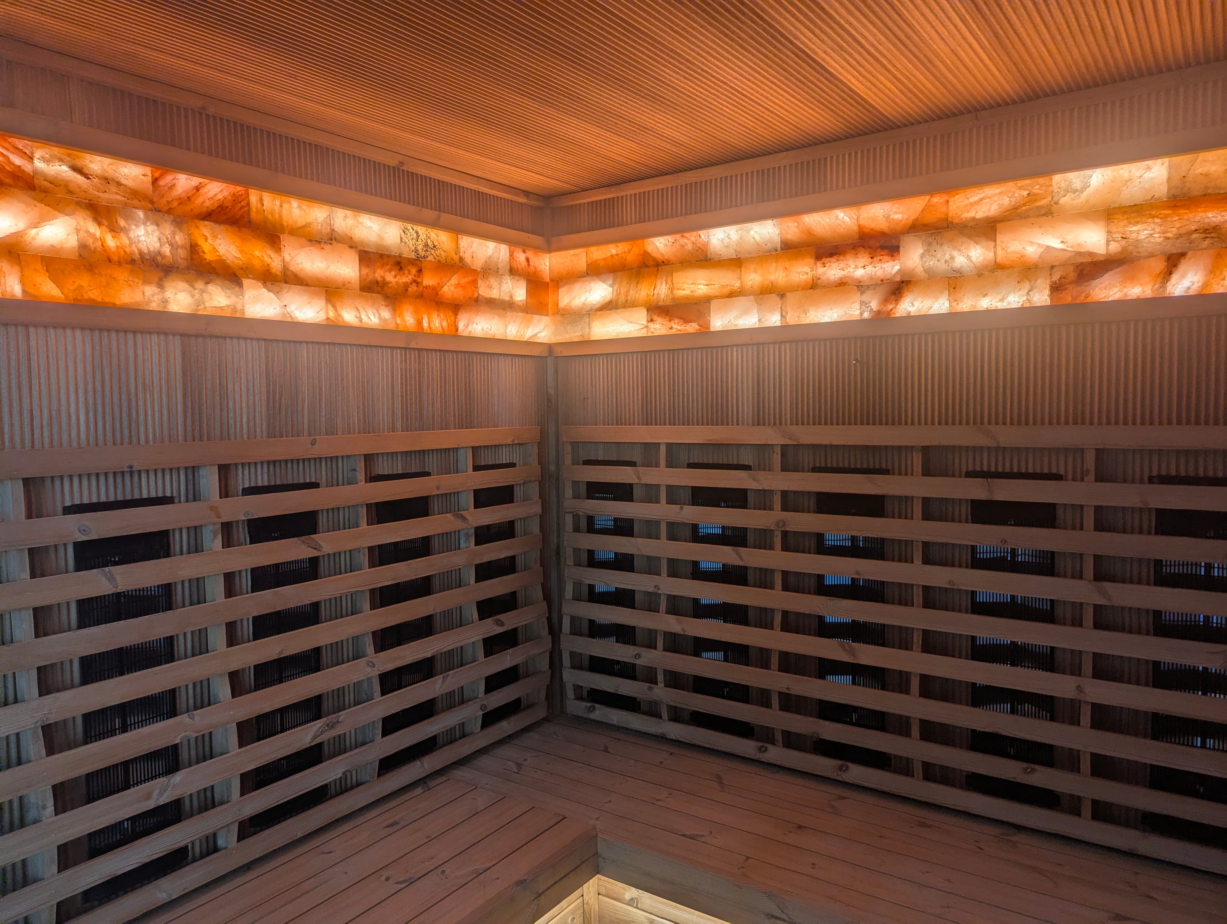 Recovery facilities such as a sauna and cold plunge pools are an important element of Club 15. Hayley Kadrou / The National