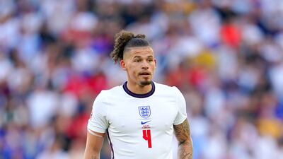 England and Manchester City midfielder Kalvin Phillips has been sidelined due to a shoulder problem but could return before the Qatar World Cup. PA