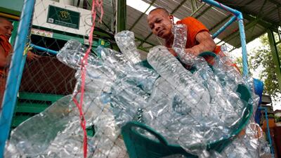 Single-use water bottles and cutlery threaten to leave the environment overflowing with plastic. EPA