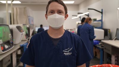 Matthew Tugwell is director of genomics at Mako Medical Laboratories. Willy Lowry / The National