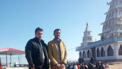 Vinay Kumar, an abandoned seafarer on board the Mt Iba, pictured with his brother Pawan in Himachal Pradesh, India. Courtesy: Pawan Kumar
