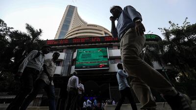 Outside the Bombay Stock Exchange (BSE) in Mumbai, India, where Fortis Healthcare is listed. The Singhs were found to be defrauding India's second largest healthcare provider. AFP