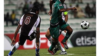 Musawengosi Mguni in action for Al Shabab.
