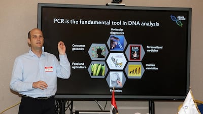 Ezequiel Alvarez-Saavedra told students they had a great opportunity as the UAE competition was only the second Genes in Space contest in the world.