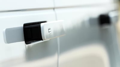 Pop-out door handles are a design bonus. Victor Besa / The National