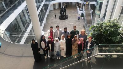 The Young Future Energy Leaders on a visit to the Siemens headquarters in Munich, Germany. Courtesy: Basf