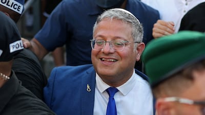 Israeli National Security Minister Itamar Ben-Gvir has called for harsher conditions for Palestinian detainees. AFP