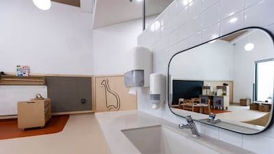One of the more than 80 classrooms catering for pupils aged from early years to secondary school