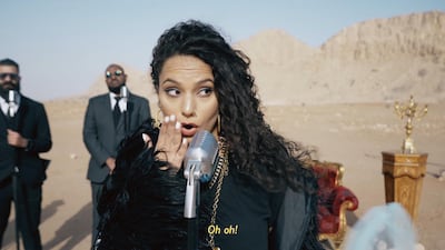 Haifa Beseisso's song is about 'aib,' a term defining forms of behaviours deemed to bring shame to one’s self, family and associates. Courtesy Haifa Beseisso