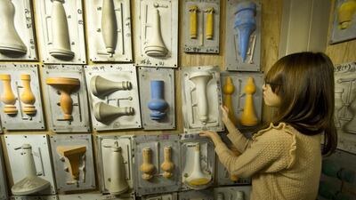 Metal casting moulds at the Nousaka metal crafts factory in Takaoka. Nousaku is internationally renowned for its bronze, brass and tin casted metal ware. Everett Kennedy Brown / EPA