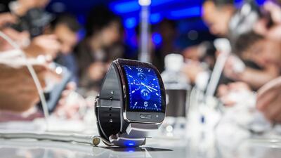 Samsung's wearable business sales grew three-fold in the last three years in the Arabian Gulf. Odd Andersen / AFP