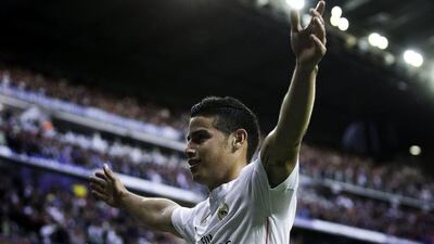 James Rodriguez told Spanish newspaper he is staying at Real Madrid. Gonzaolo Arroyo Moreno / Getty Images
