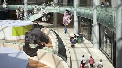 People browse the newly opened Yas Mall on November 19, 2014, the first day the mall opened to the public. Silvia Razgova / The National