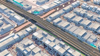 The project aims to ease congestion, reduce travel time and improve road safety across Mussaffah. Photo: Wam