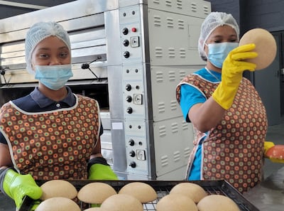 From making edible bowls by hand, a company in Cape Town used Expo 2020 Dubai funds to design a machine that produces hundreds of wheat bowls an hour in a bid to fight pollution from singe-use plastic. Photo: Munch Innovation