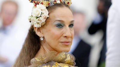 With a nativity scene hat. Reuters.