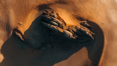 A sandstone plateau