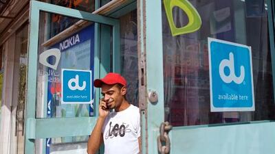 Internet provider Etisalat has rejected proposals from the Telecommunications Regulatory Authority (TRA) to allow rival network du to provide broadband to customers using its infrastructure. Philip Cheung / The National