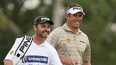 Lee Westwood had good reason to smile.