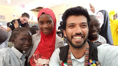 National reporter Naser Al Wasmi will be taking part in a month-long challenge whereby he will implement environmentally-friendly lifestyle choices. Courtesy Naser Al Wasmi