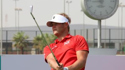 Henric Sturehed fired eight birdies and an eagle en route to setting a new course record at Al Zorah Golf Club. Courtesy Mena Golf Tour