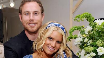 Eric Johnson and Jessica Simpson have two children together. Getty Images