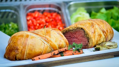 Beef Wellington. Courtesy: Brasserie 2.0, Le Royal Meridien Beach Resort & Spa