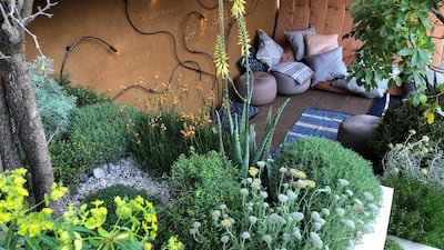The Dubai Majlis Garden at RHS Chelsea Flower Show. Photo: Melanie Hunt