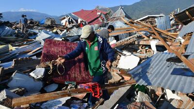 Authorities struggling to deal with the sheer scale of the disaster. AFP