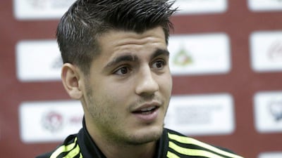 Alvaro Morata of Juventus. EPA/TATYANA ZENKOVICH