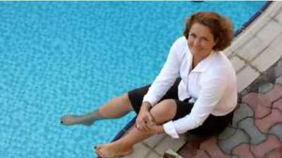 Marie-Noelle Swiderski, who believes a house must reflect the life and personality of its owner, at her home in Jumeirah, Dubai.