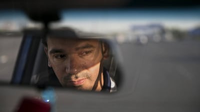 Omar Al Miskini, 40, was named exemplary male driver with special needs by Abu Dhabi Police during the Gulf Traffic Week in March 2014. Silvia Razgova / The National