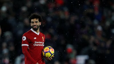 Striker: Mohamed Salah (Liverpool) – Invited comparisons to Lionel Messi after scoring four goals and setting up the other for Roberto Firmino in the demolition of Watford. Lee Smith / Reuters