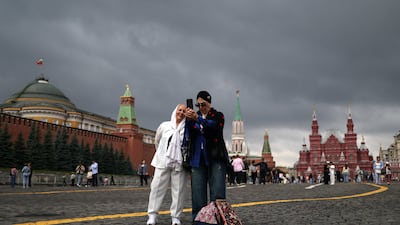 The Red Square in central Moscow. The UAE and Russia aim to boost cross-border investment. Reuters
