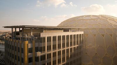 Al Wasl Plaza, the centre of the expo site and where the opening and closing ceremonies will be held. Courtesy: Dubai Expo 2020