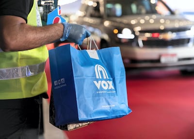 The drive-in cinema is making a comeback at Mall Of The Emirates. Reem Mohammed / The National