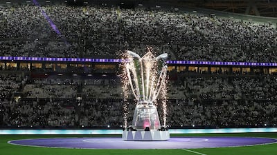A general view during the opening ceremony of the AFC Asian Cup Qatar 2023 at the Lusail Stadium in Qatar. EPA