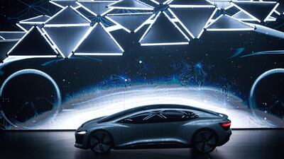 The Audi Aicon electric autonomous car. VW's move may signal change at top for luxury brand. Bloomberg