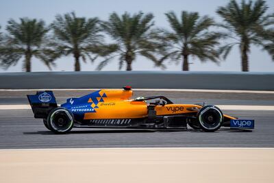 Lando Norris has enjoyed an impressive start to life at McLaren. AFP
