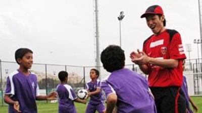 Coaches from one of the top Japanese J League sides Urawa Reds put youngsters from Al Ain through their paces as part of their Heart-Full programme which aims to encourage children to play sport. They also coached young players from Al Wahda and Al Jazira.