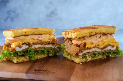 Buttery brioche meets juicy chicken. Photo: Four Buns Burger