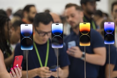 Apple launches its latest iPhone 14 series. Bloomberg
