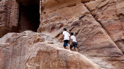 The pair are covering about 120km a day and will head from Jordan to Saudi Arabia, on the way to Doha.