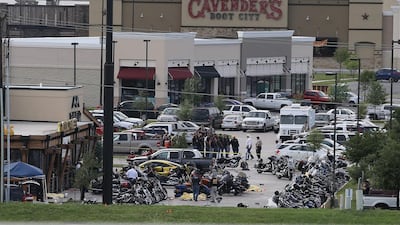 It erupted shortly after noon on Sunday and quickly escalated into a brawl involving clubs, knives and chains. Jerry Larson/AP Photo