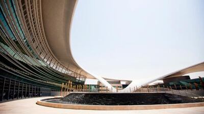The new Zayed University campus in Khalifa City, which has introduced strict rules to ensure no mingling between male and female students and staff.