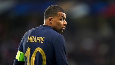 Kylian Mbappe, who Mikel Arteta believes Arsenal should be in the running to sign from Paris St Germain this summer. PA