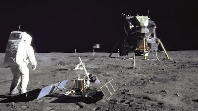 Buzz Aldrin, pictured on the Moon in 1969. NASA / Reuters