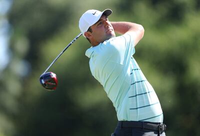 World No 1 Scottie Scheffler is solo fourth. AFP