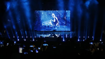 The show was brimming with pyrotechnics and high production values. Chris Whiteoak for The National