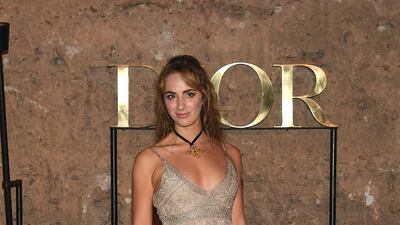 Magazine founder Alexia Niedzielski attends the Christian Dior Cruise 2020 show in Marrakech. Getty Images